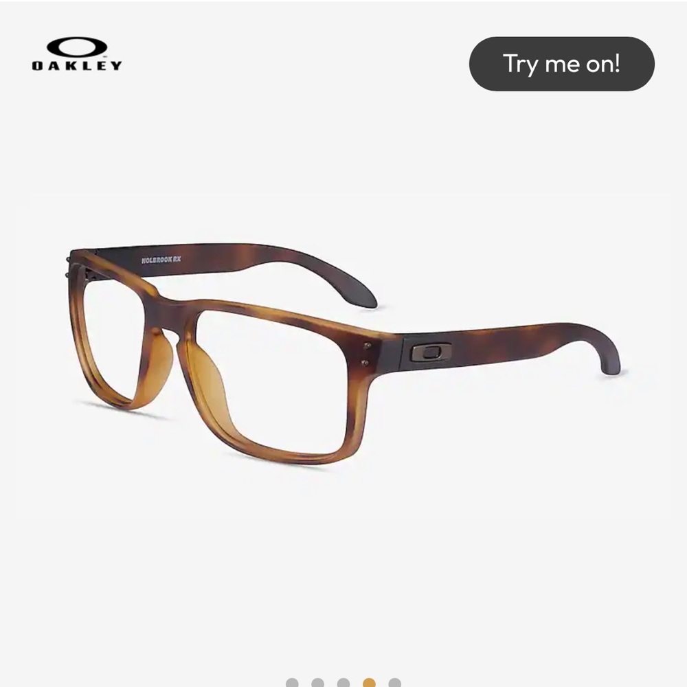 Oakley Holbrook BLUE LIGHT💙💙
Rectangle Matte Brown Tortoise Eyeglasses